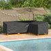 Møbelbeskyttelse Svart 260 x 210 x 80 cm 210D Oxford stoff