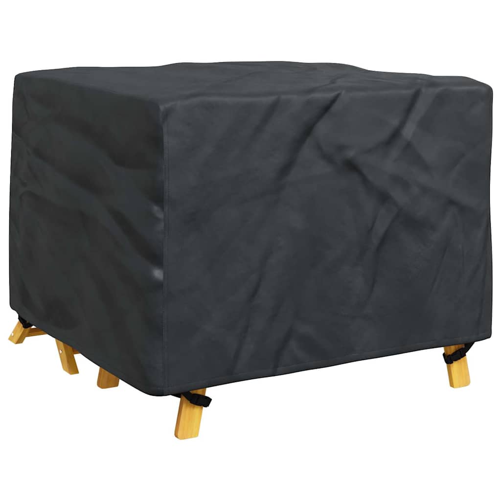Møbelbeskyttelse Ensfarget Svart 113 x 113 x 73 cm 210D