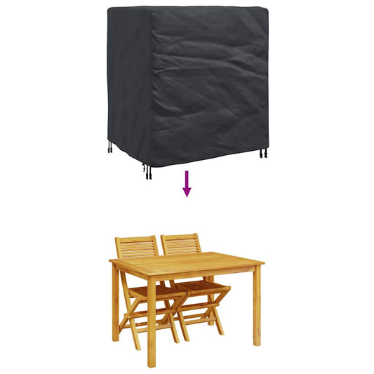 Møbelbeskyttelse Ensfarget Svart 116 x 100 x 120 cm 210D