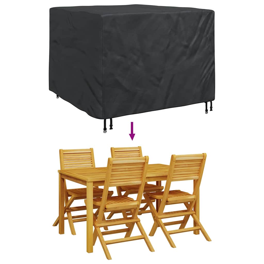 Møbelbeskyttelse Svart 125 x 125 x 74 cm 420D Oxford stoff