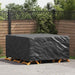 Møbelbeskyttelse Ensfarget Svart 180 x 190 x 85 cm 600D