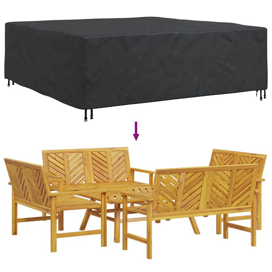 Møbelbeskyttelse Ensfarget Svart 220 x 220 x 70 cm 420D
