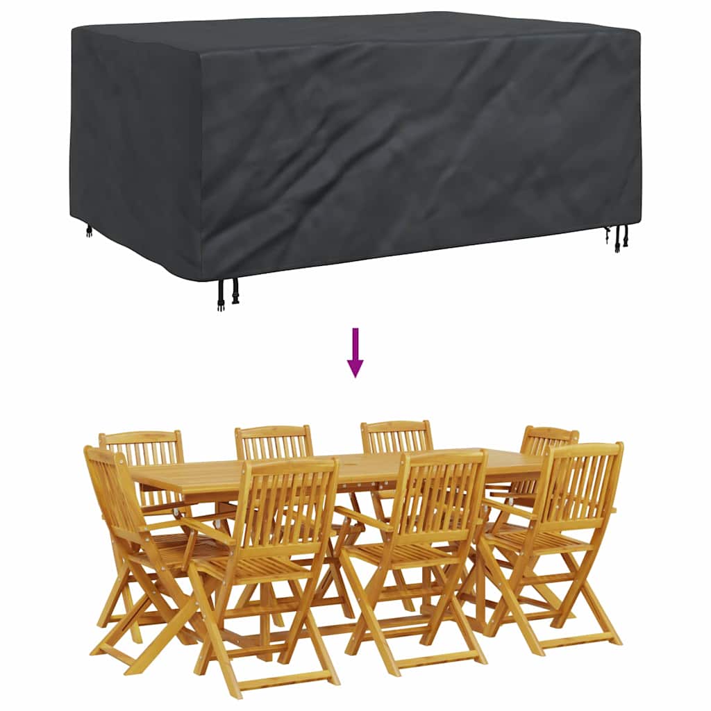 Møbelbeskyttelse Ensfarget Svart 230 x 165 x 80 cm 600D