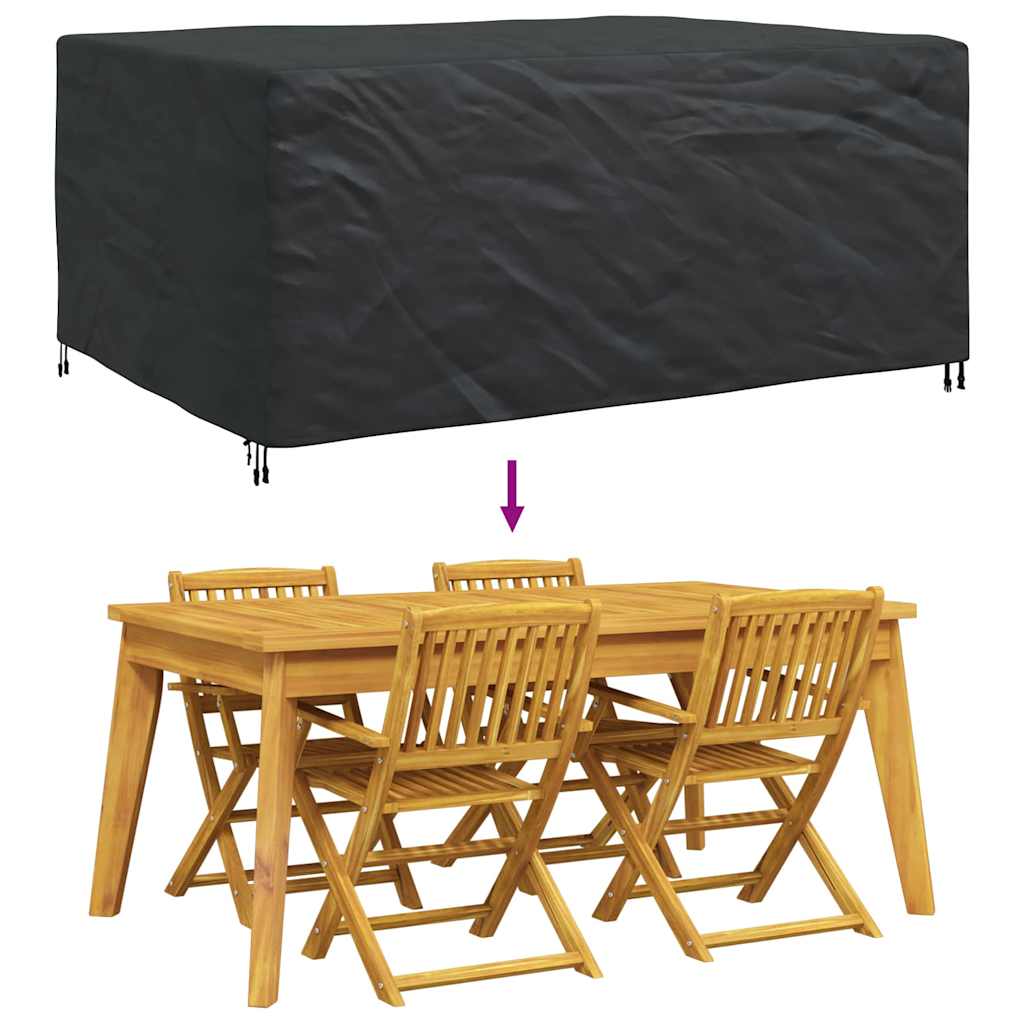 Møbelbeskyttelse Ensfarget Svart 240 x 160 x 100 cm 420D