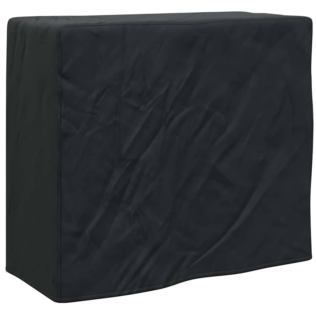 Vedstativtrekk Svart 61 x 122 x 106 cm 600D Oxford Stoff