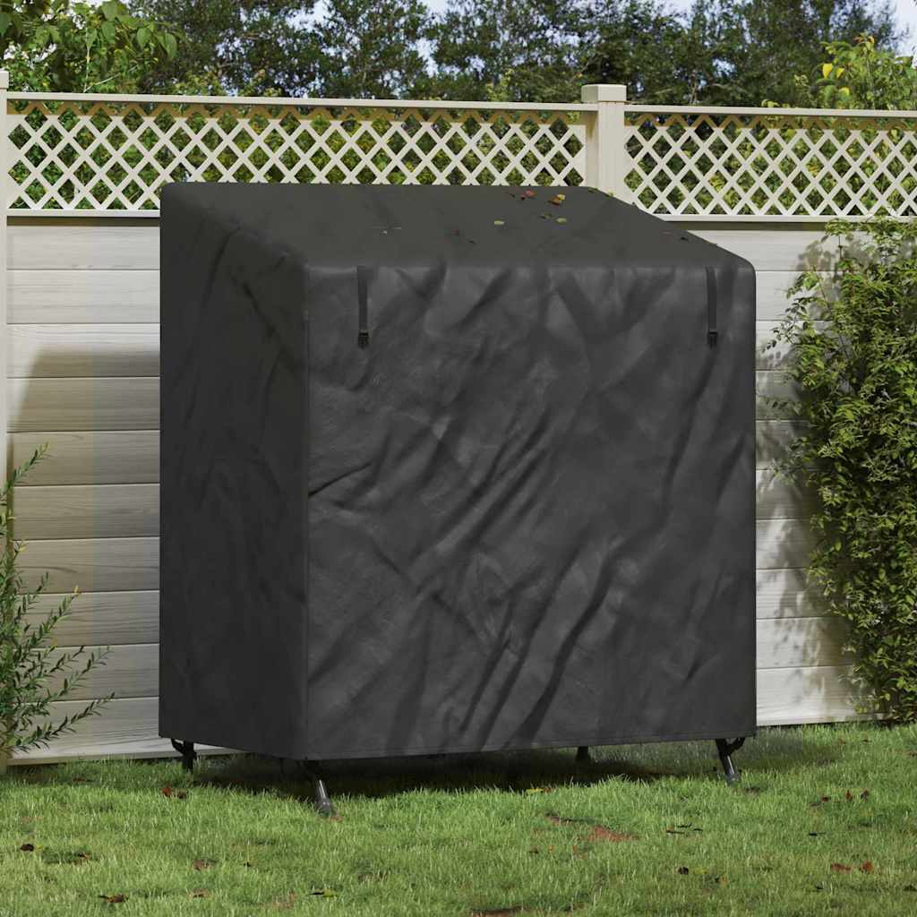 Trekk til utehuske Svart 135 x 100 x 165 cm 420D Oxford stoff vidaXL