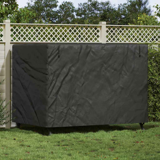 Trekk til utehuske Svart 220 x 125 x 170 cm 210D Oxford stoff