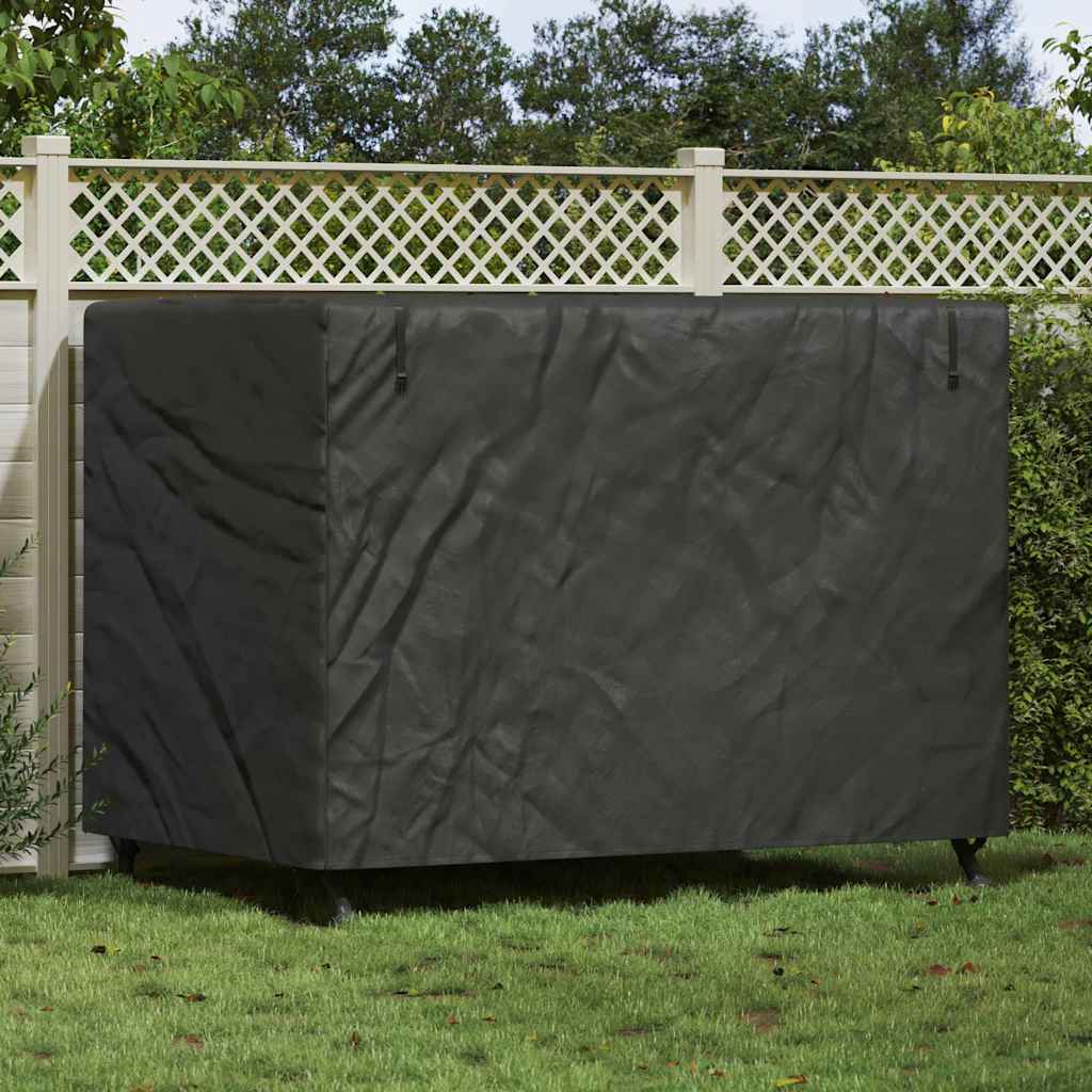 Trekk til utehuske Svart 220 x 150 x 150 cm 420D Oxford stoff