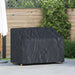 Hagebenkdeksel Svart 134 x 70 x 65 / 94 cm 210D Oxford stoff