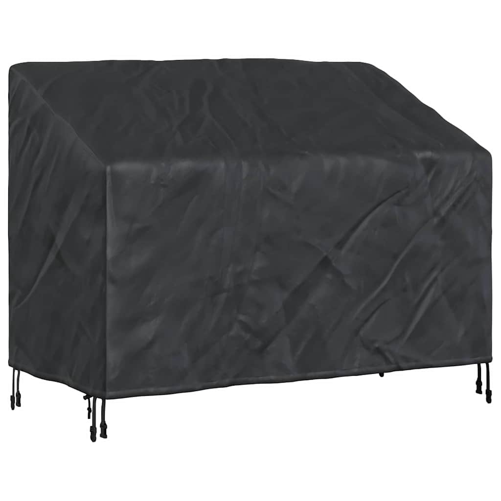 Hagebenkdeksel Svart 134 x 70 x 65 / 94 cm 210D Oxford stoff