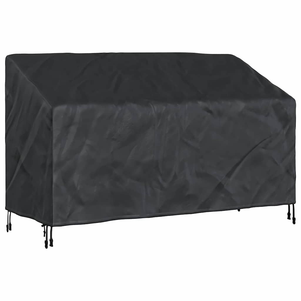 Hagebenkdeksel Svart 165 x 70 x 65 / 94 cm 210D Oxford stoff