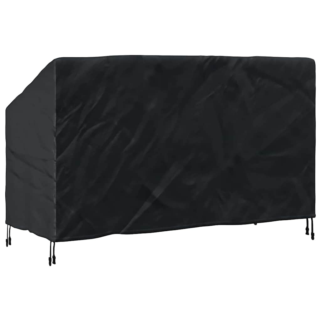 Hagebenkdeksel Svart 165 x 70 x 65 / 94 cm 210D Oxford stoff