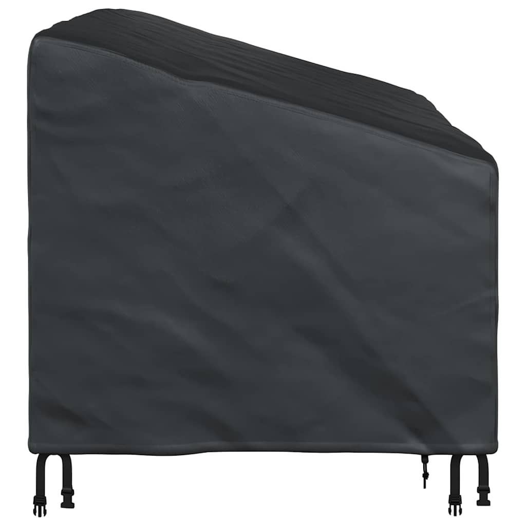 Hagebenkdeksel Svart 160 x 100 x 61 / 89 cm 210D Oxford stoff