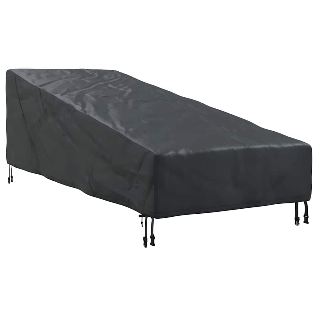 Utemøbelbeskyttelse Svart 210 x 80 x 75 cm 420D Oxford stoff