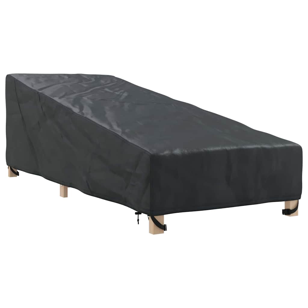 Utemøbelbeskyttelse Svart 210 x 80 x 75 cm 420D Oxford stoff