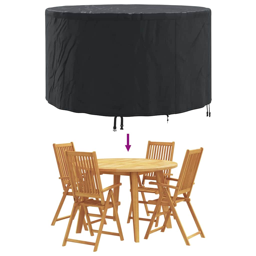 Møbelbeskyttelse Svart 157 x 157 x 71 cm 210D Oxford stoff