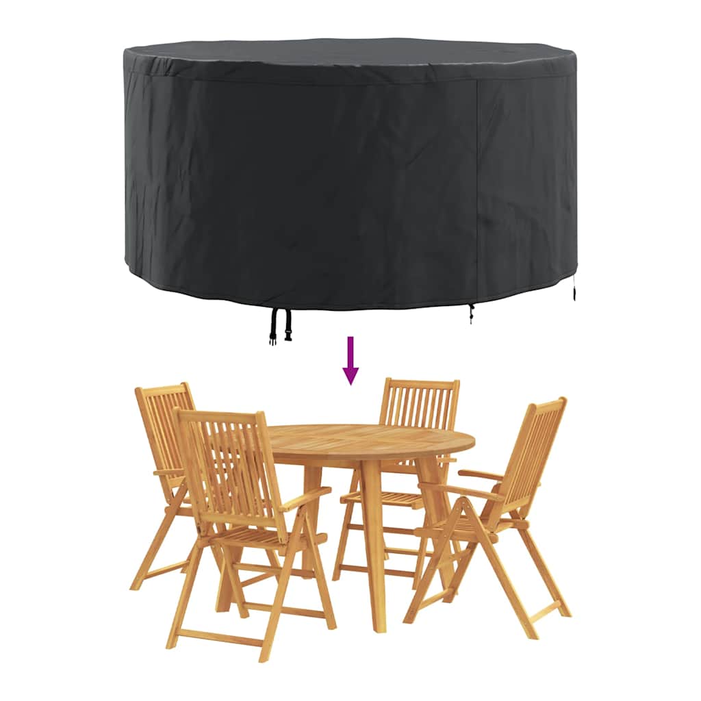 Møbelbeskyttelse Svart 182 x 182 x 71 cm 420D Oxford stoff