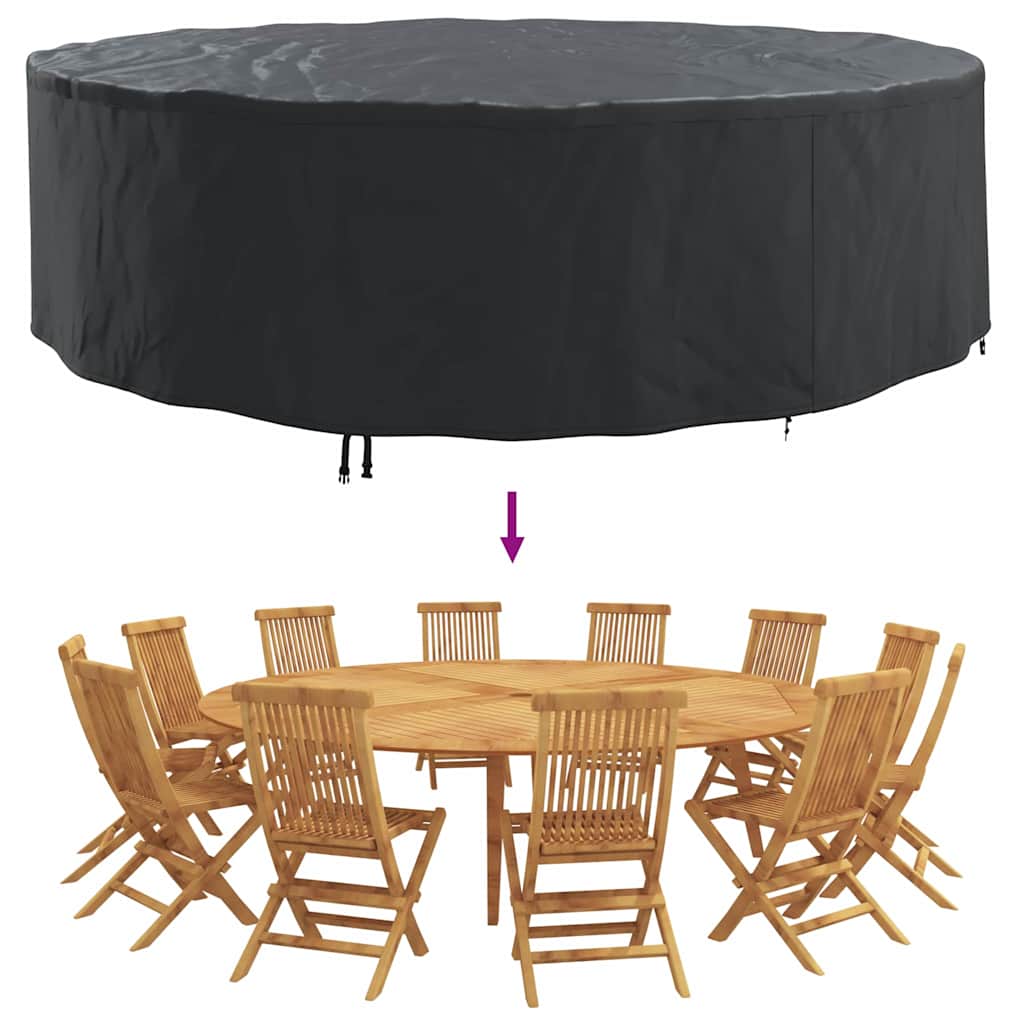 Møbelbeskyttelse Svart 320 x 320 x 71 cm 420D Oxford stoff