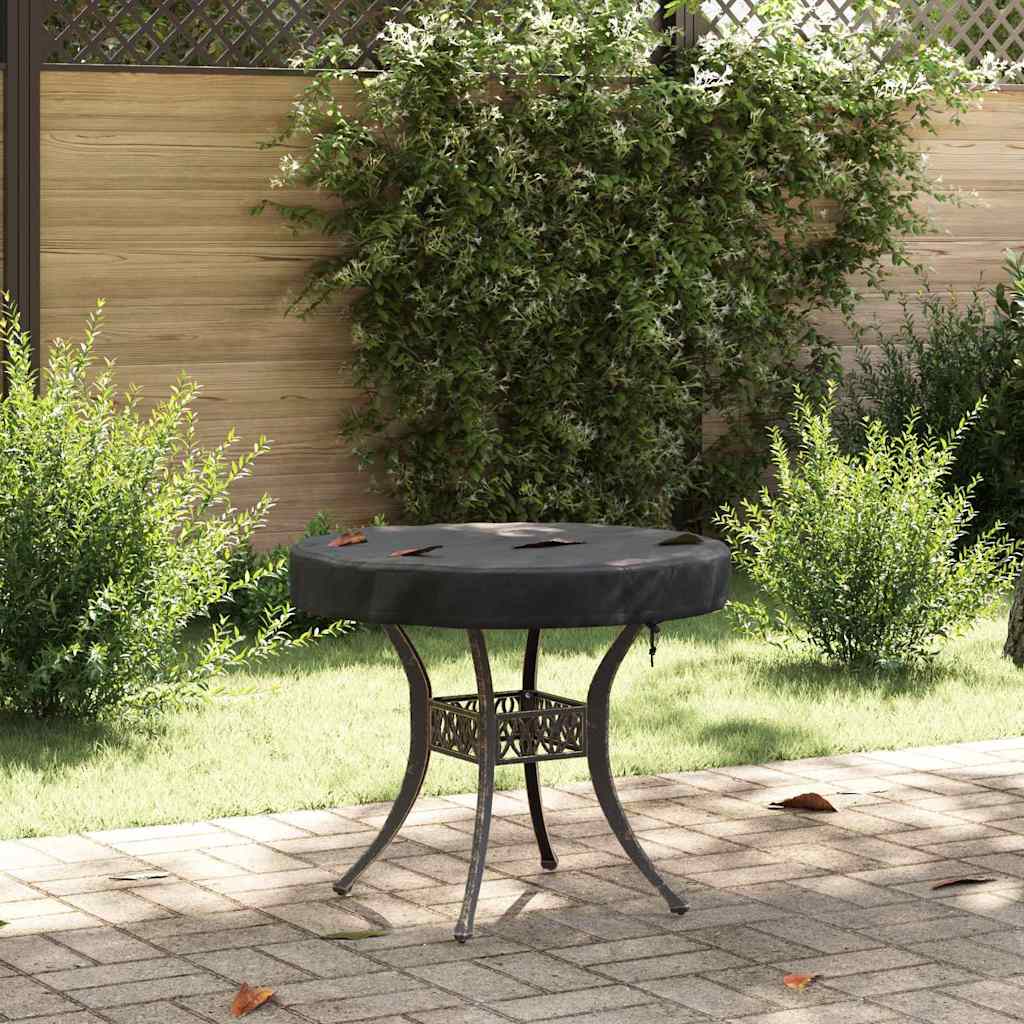 Utendørs Bordtrekk Svart 82 x 82 x 10 cm 210D Oxford stoff