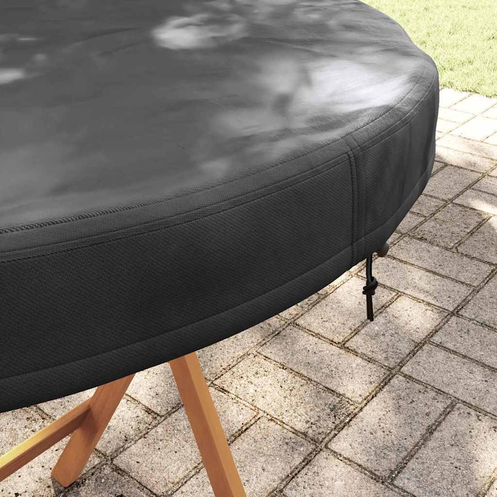 Utendørs Bordtrekk Svart 92 x 92 x 10 cm 420D Oxford stoff