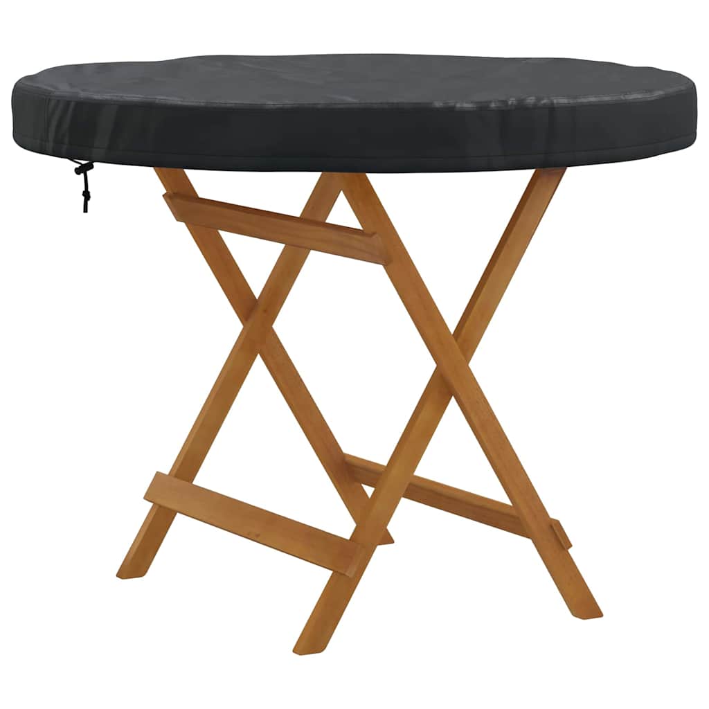 Utendørs Bordtrekk Svart 102 x 102 x 10 cm 210D Oxford stoff