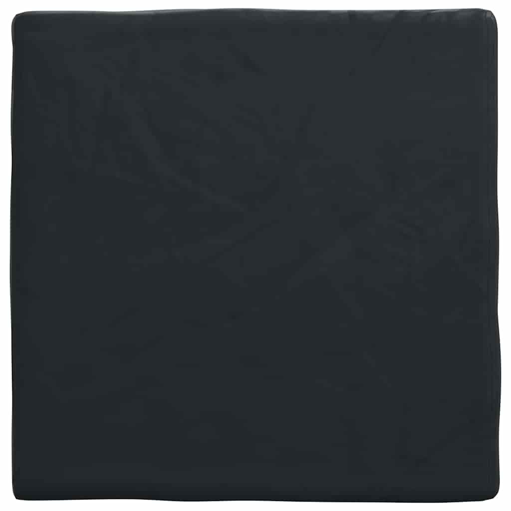 Bordduk Ensfarget Svart 82 x 82 x 15 cm stoff