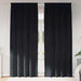 Blendingsgardiner 2 pcs Svart 140 x 245 cm Fløyel