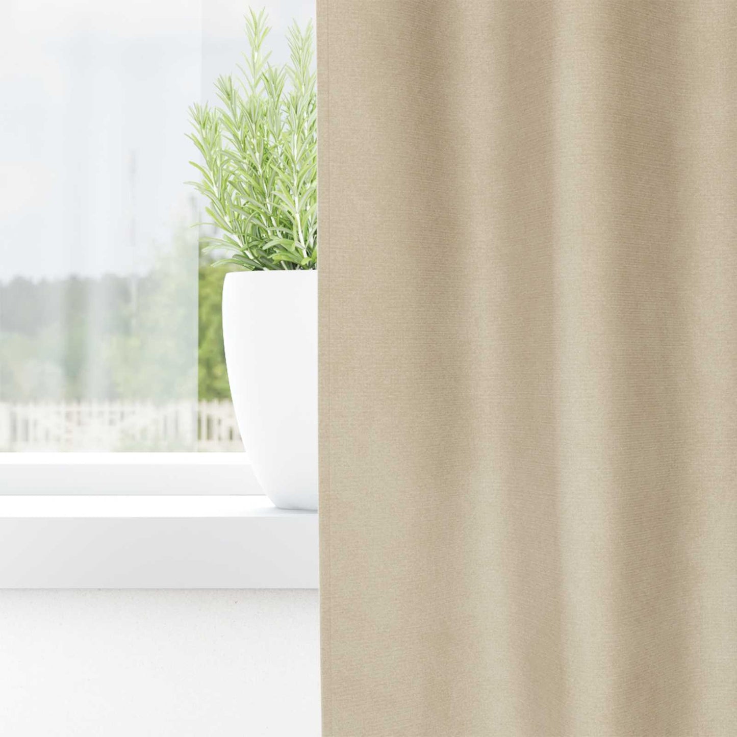 Blendingsgardiner 2 pcs Krem 140 x 140 cm Fløyel