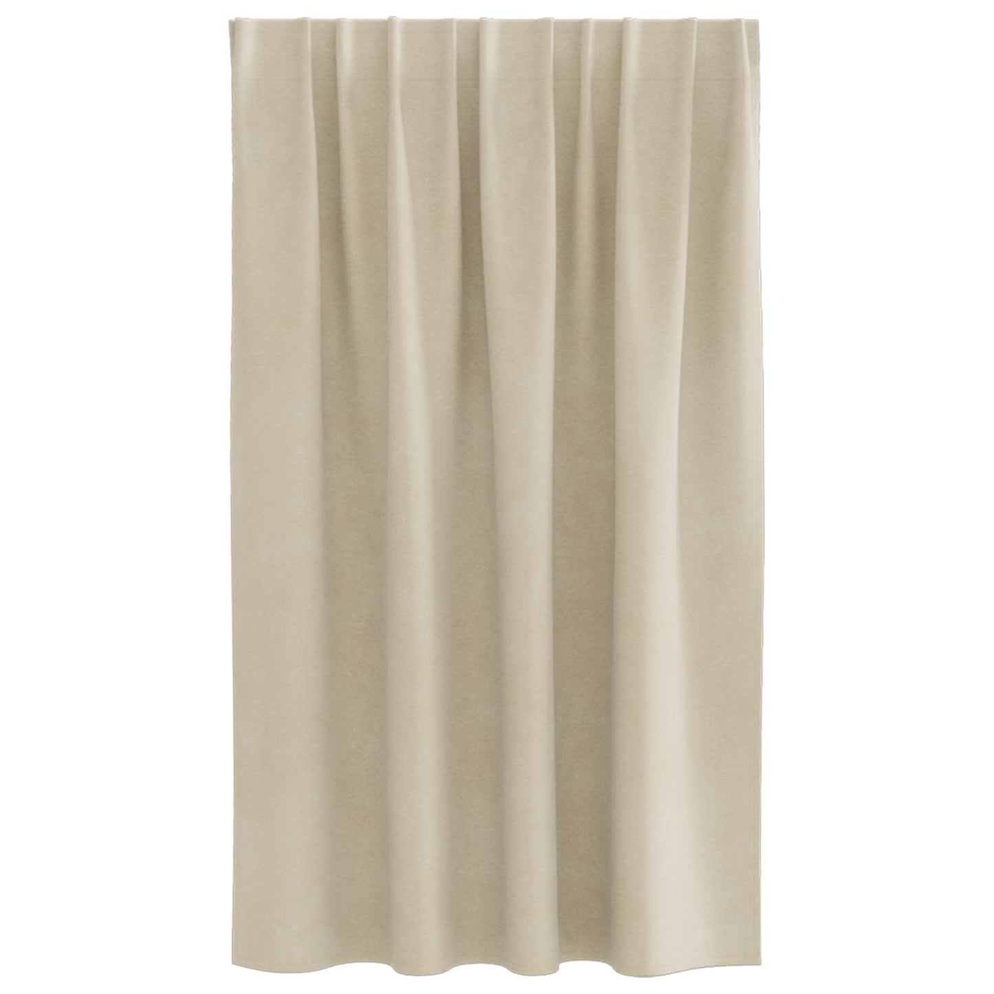 Blendingsgardiner 2 pcs Krem 140 x 140 cm Fløyel