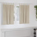 Blendingsgardiner 2 pcs Krem 140 x 140 cm Fløyel