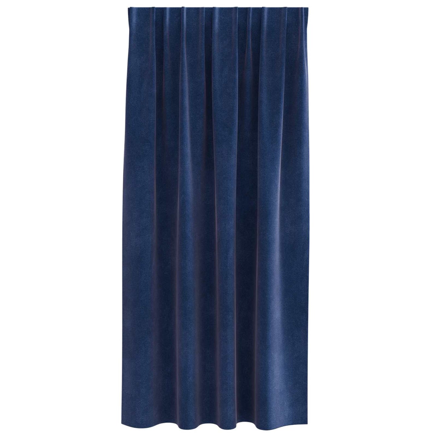 Blendingsgardiner 2 pcs Mørkeblå 140 x 175 cm Fløyel