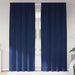 Blendingsgardiner 2 pcs Mørkeblå 140 x 245 cm Fløyel vidaXL
