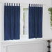 Blendingsgardiner 2 pcs Mørkeblå 140 x 175 cm Fløyel