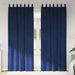 Blendingsgardiner 2 pcs Mørkeblå 140 x 225 cm Fløyel