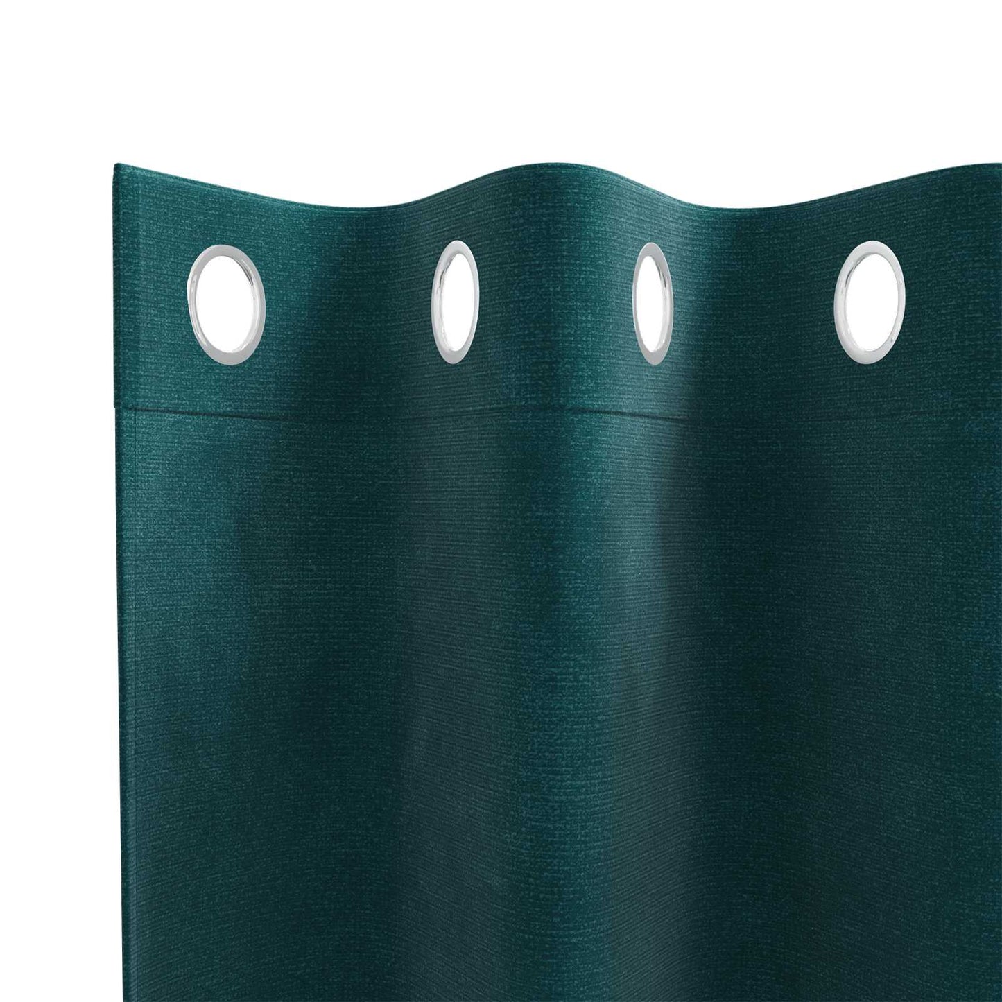 Blendingsgardiner 2 pcs Mørkegrønn 140 x 140 cm Fløyel vidaXL