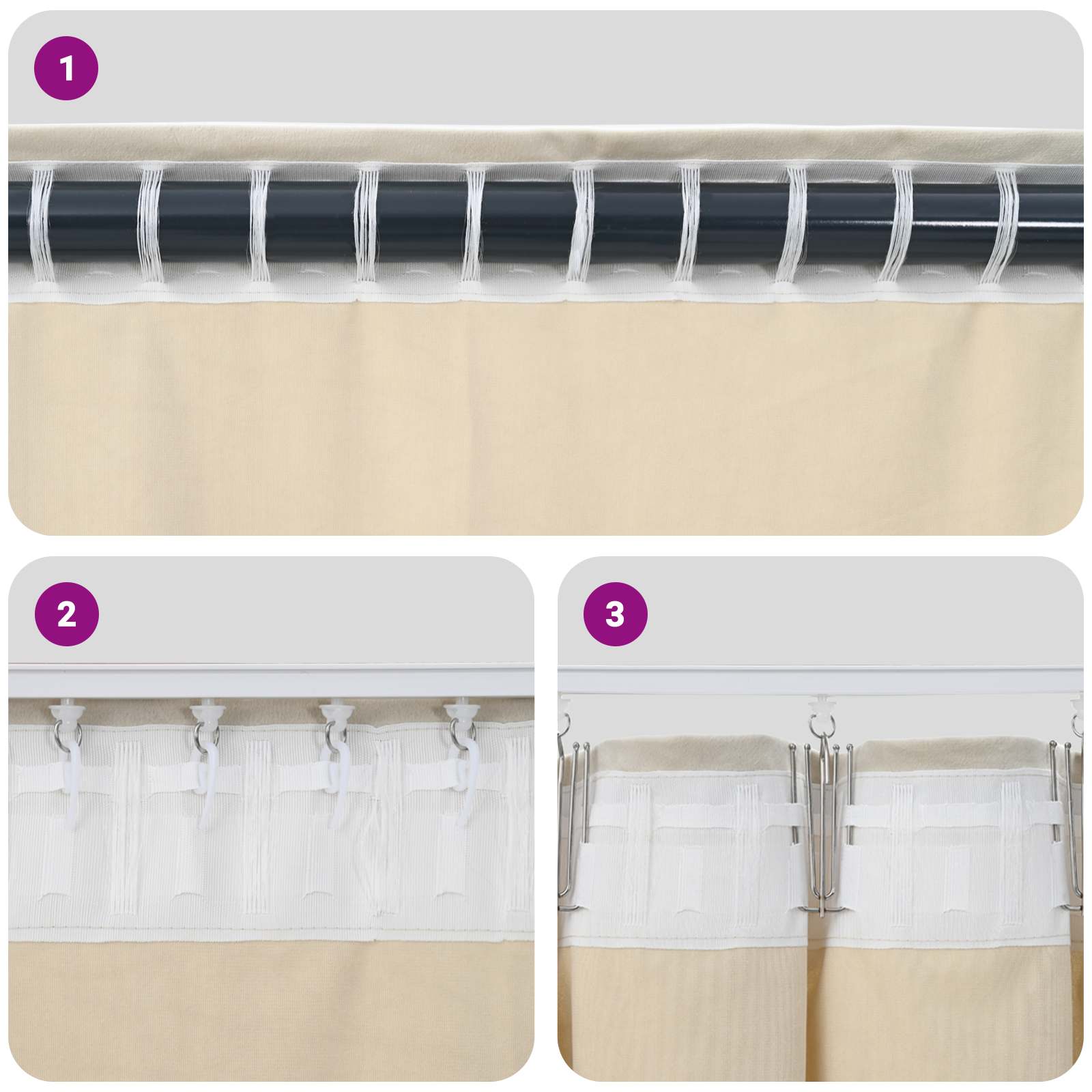 Blendingsgardiner 2 pcs Mørkegrønn 140 x 140 cm Fløyel vidaXL