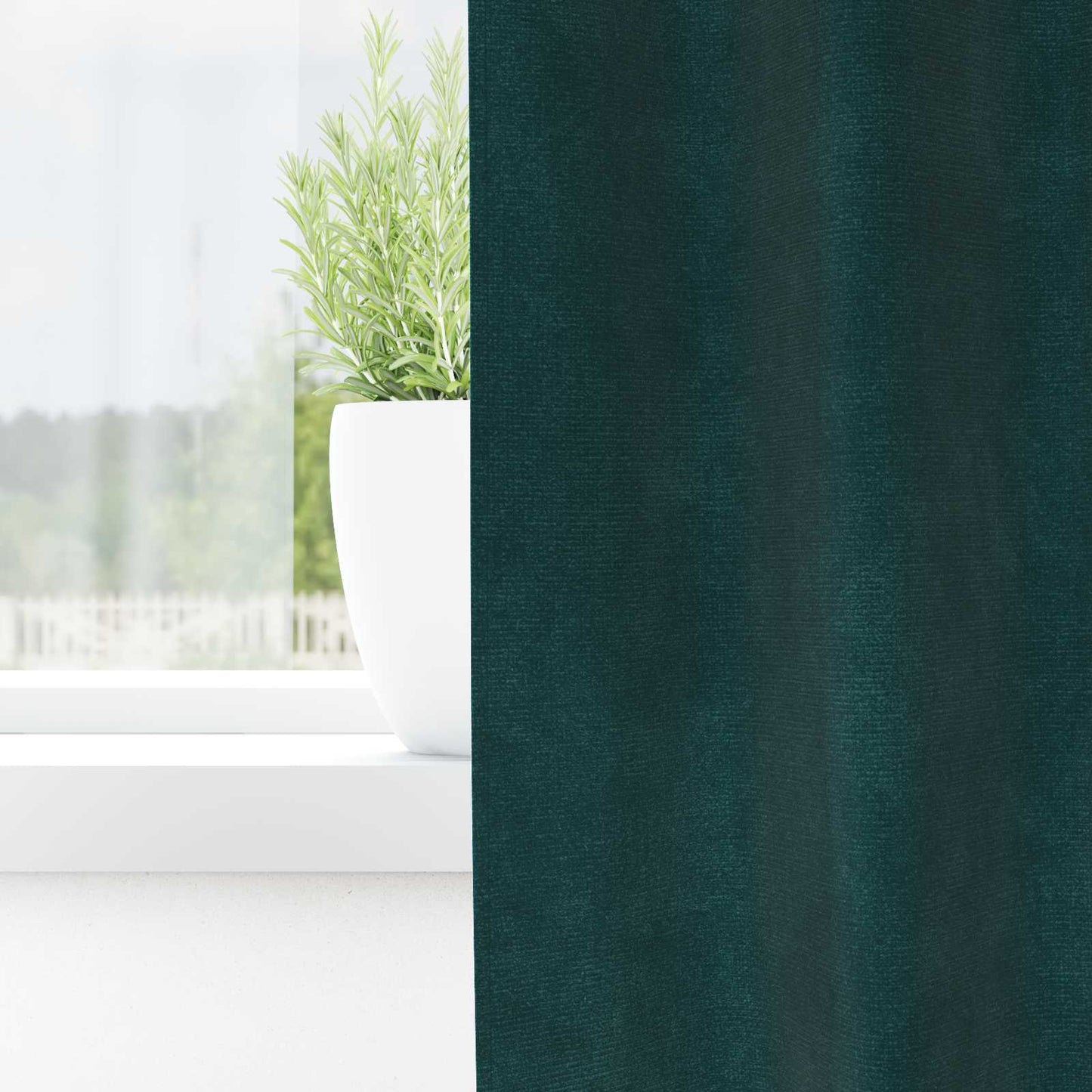Blendingsgardiner 2 pcs Mørkegrønn 140 x 260 cm Fløyel vidaXL