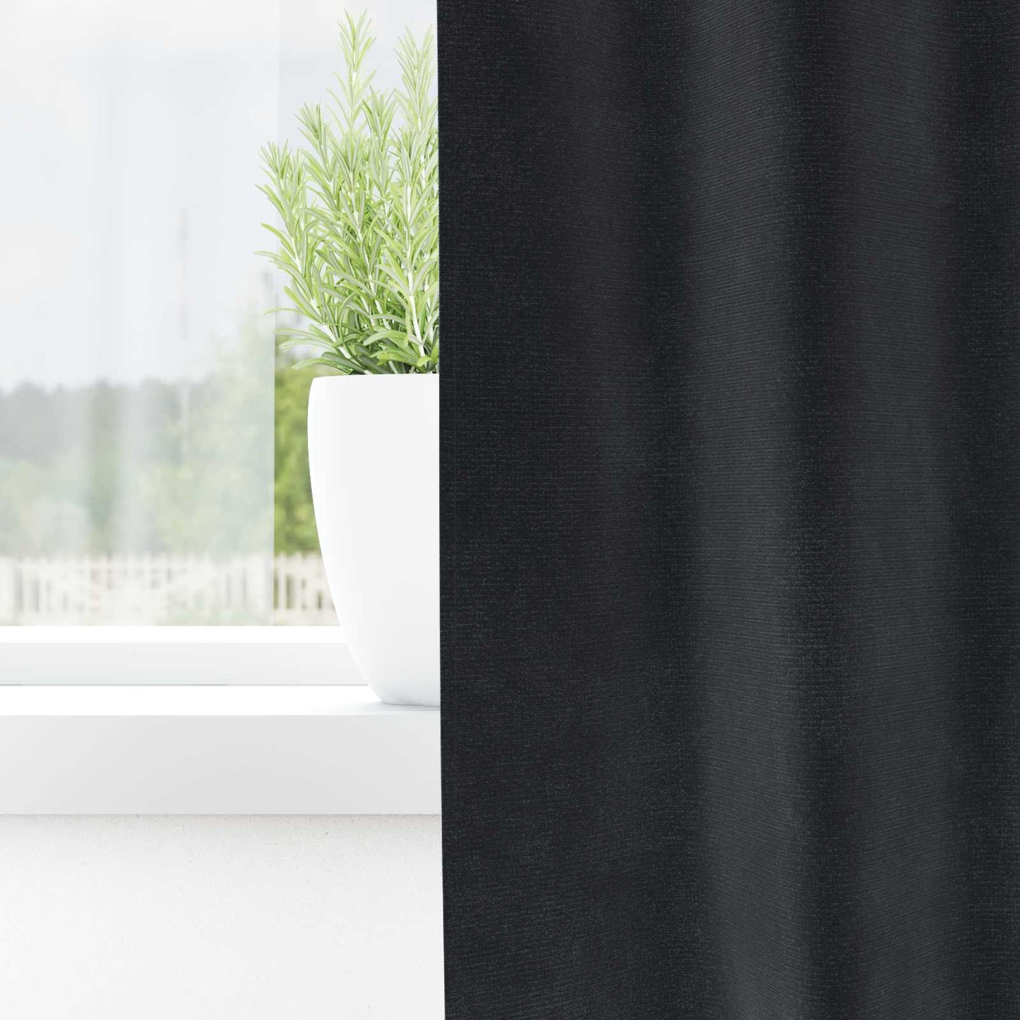 Blendingsgardiner 2 pcs Mørkegrå 140 x 140 cm Fløyel vidaXL