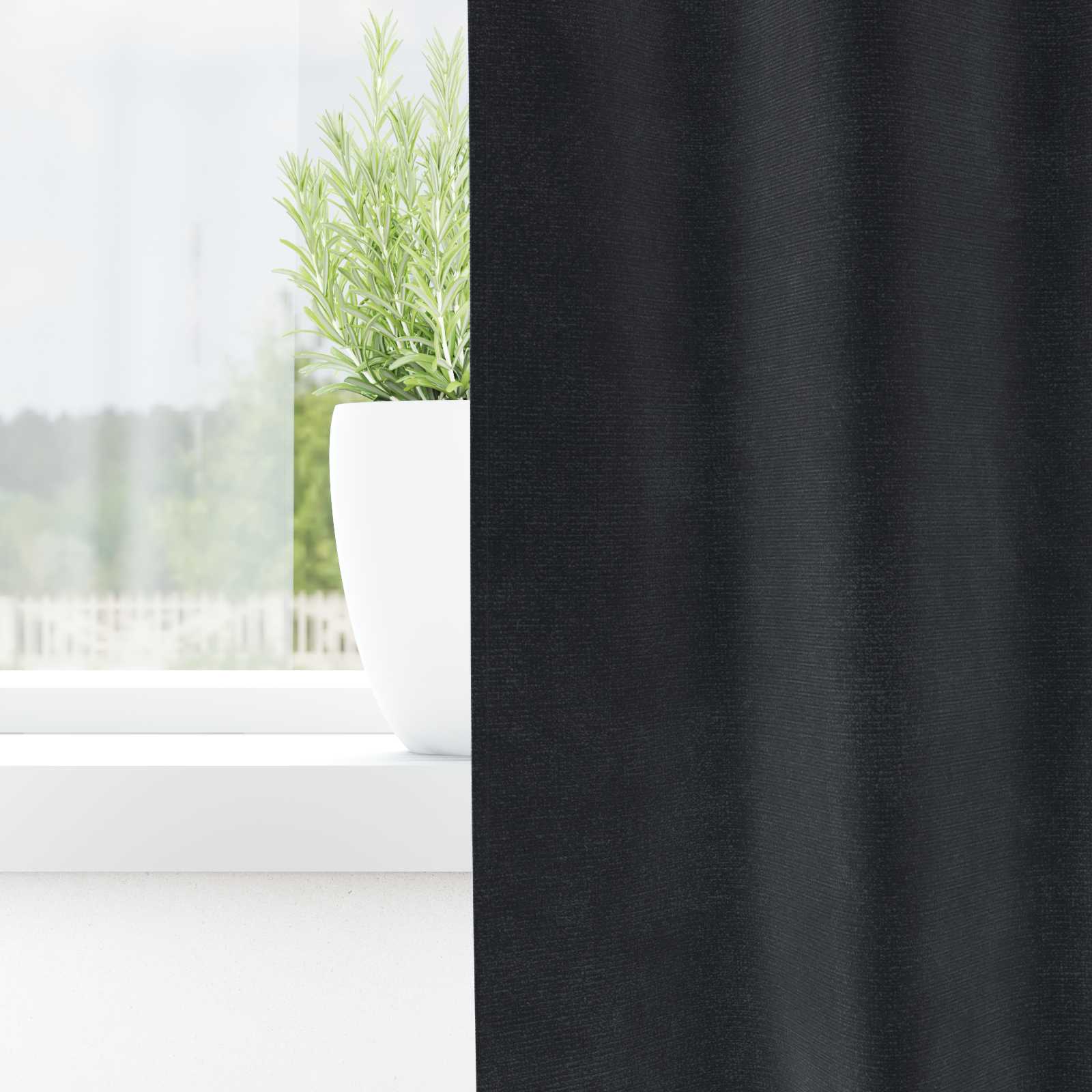 Blendingsgardiner 2 pcs Mørkegrå 140 x 140 cm Fløyel vidaXL