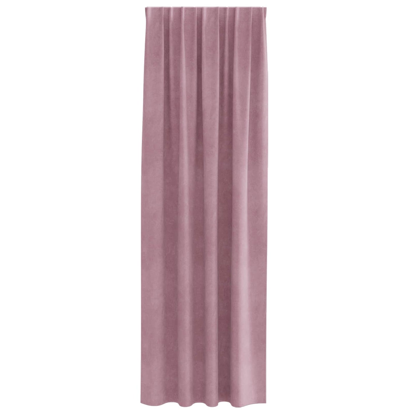 Blendingsgardiner 2 pcs Mørk rosa 140 x 225 cm Fløyel vidaXL