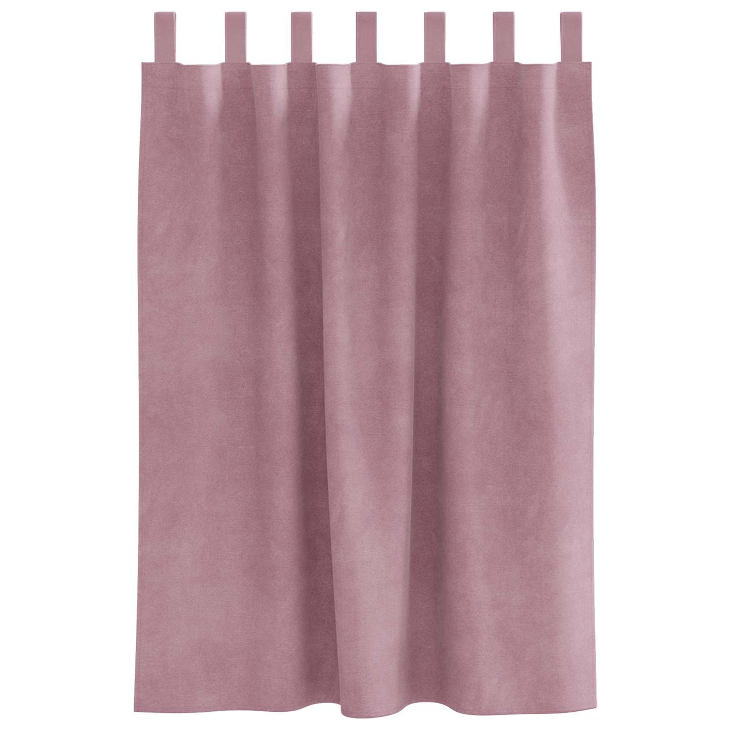 Blendingsgardiner 2 pcs Mørk rosa 140 x 140 cm Fløyel