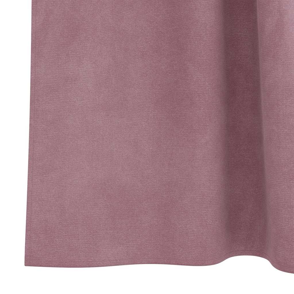 Blendingsgardiner 2 pcs Mørk rosa 140 x 260 cm Fløyel vidaXL