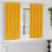 Blendingsgardiner 2 pcs Sennepsgul 140 x 175 cm Fløyel