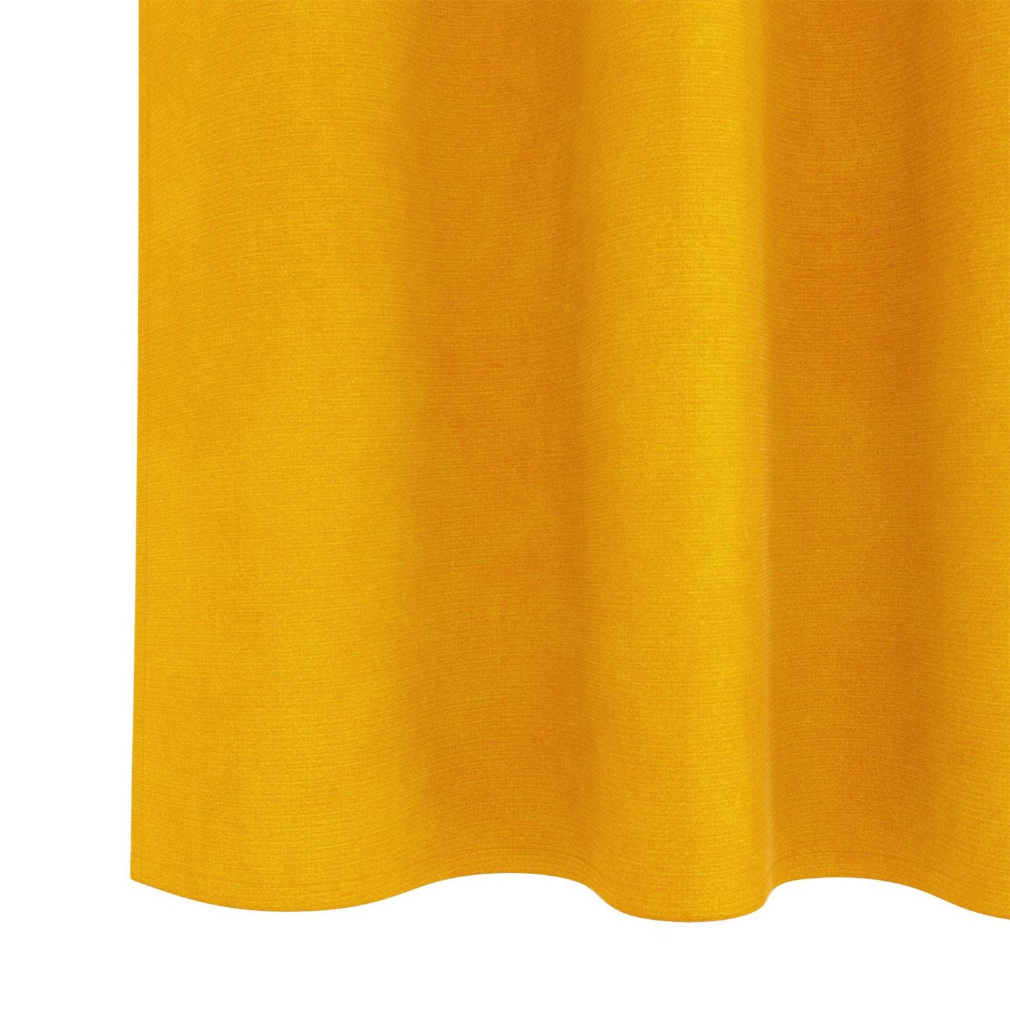 Blendingsgardiner 2 pcs Sennepsgul 140 x 140 cm Fløyel