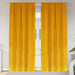 Blendingsgardiner 2 pcs Sennepsgul 140 x 245 cm Fløyel