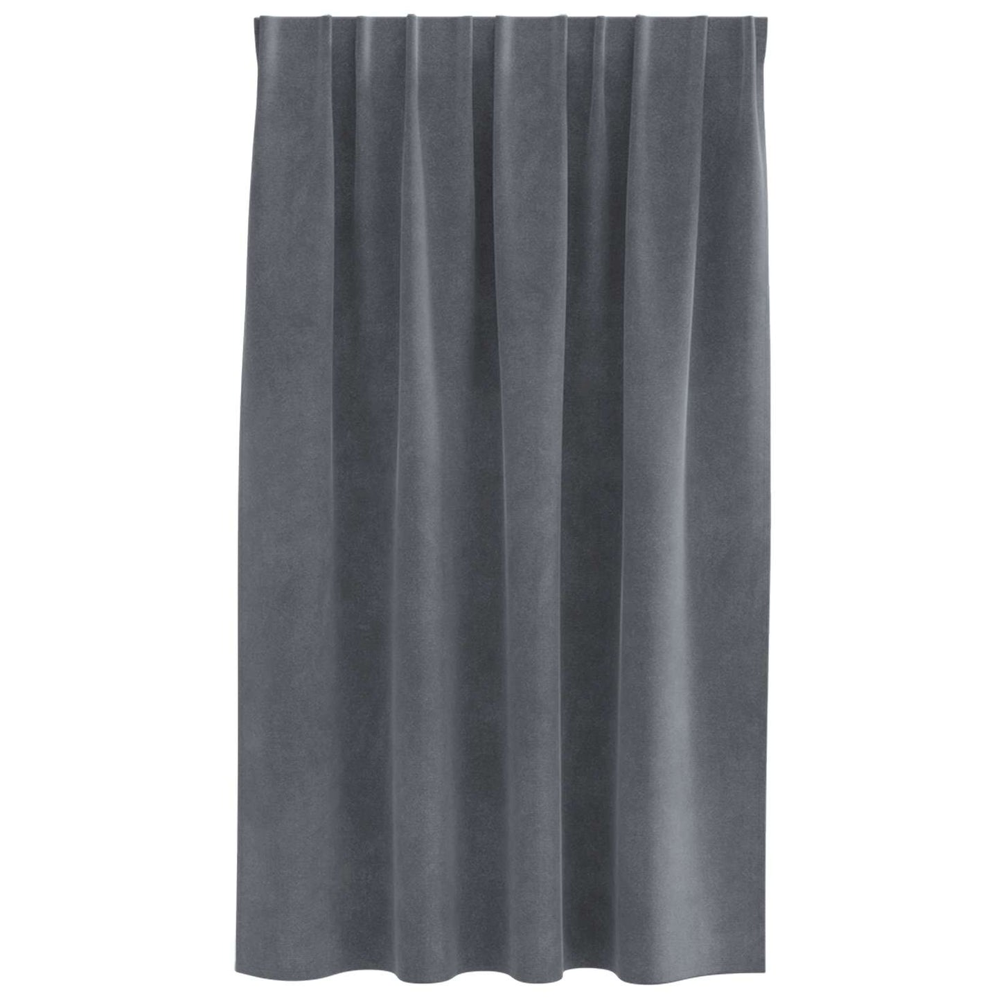 Blendingsgardiner 2 pcs Lysegrå 140 x 140 cm Fløyel