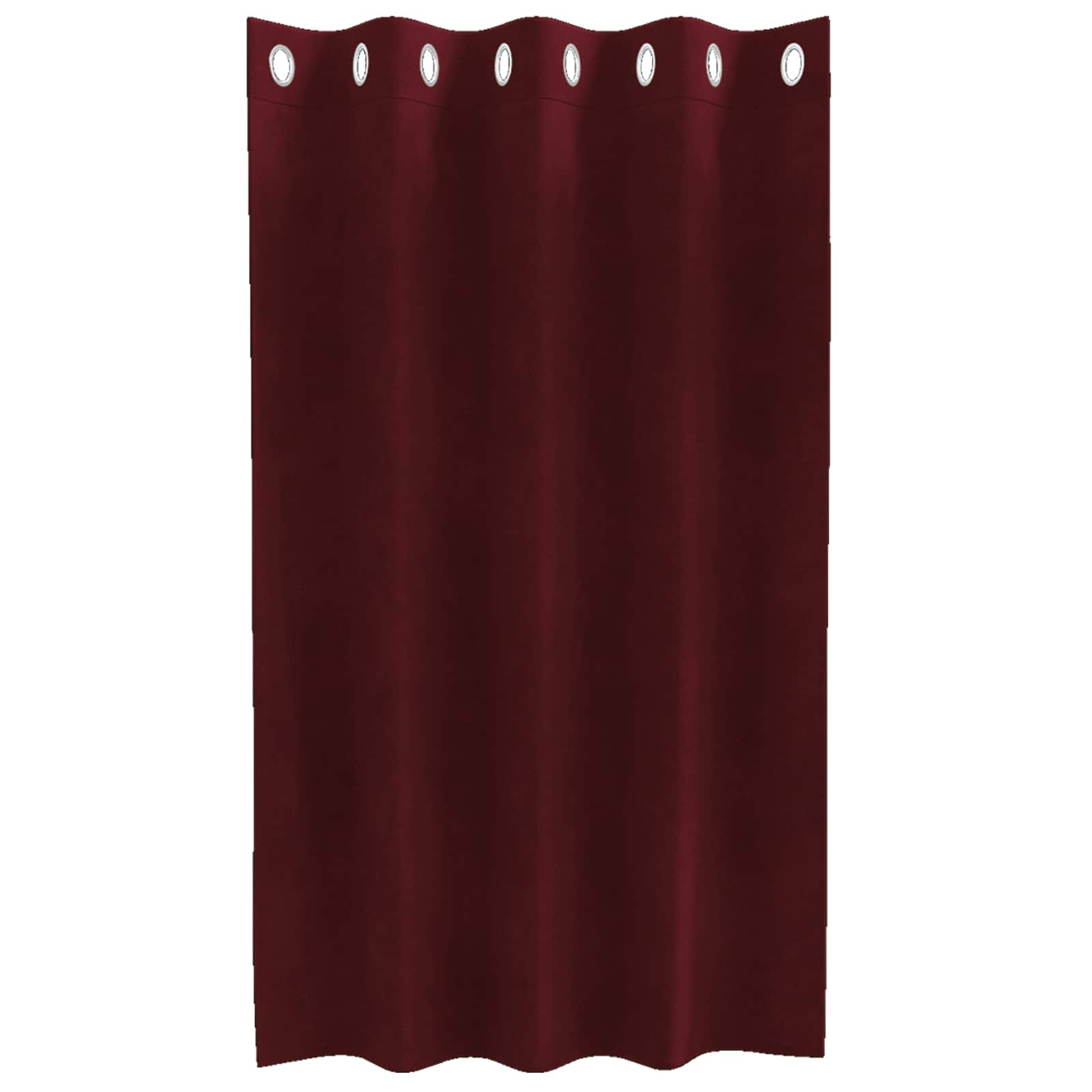 Blendingsgardiner 2 pcs Vinrød 140 x 140 cm Fløyel vidaXL