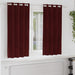 Blendingsgardiner 2 pcs Vinrød 140 x 175 cm Fløyel vidaXL