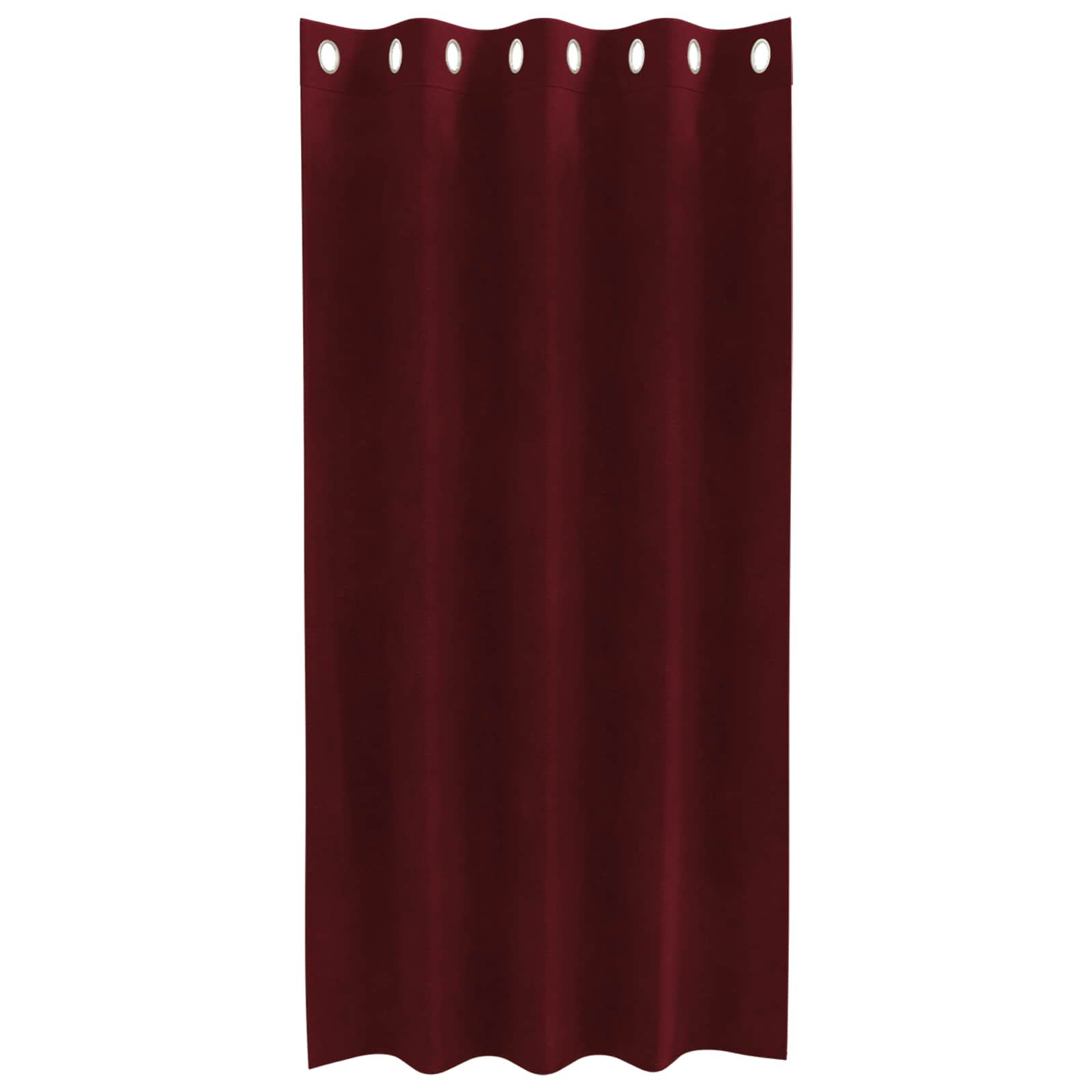 Blendingsgardiner 2 pcs Vinrød 140 x 175 cm Fløyel vidaXL