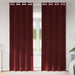 Blendingsgardiner 2 pcs Vinrød 140 x 225 cm Fløyel vidaXL